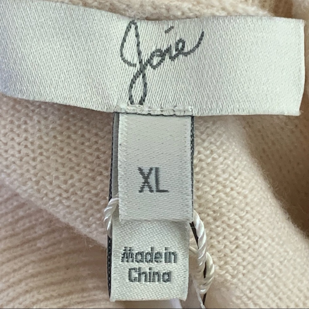 Joie x Revolve Turtleneck Shialy Top Sweater Wool Cashmere White - Picture 5 of 13